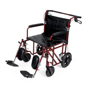 22"W Freedom Plus Lightweight Bariatric Transport Chair