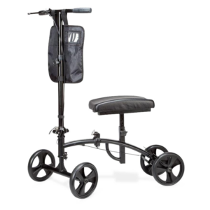 Cardinal Health Steerable Foldable Knee Walker with Carry Pouch