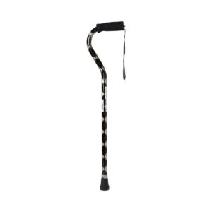 Medline Fashion Offset Handle Canes with Foam Grip