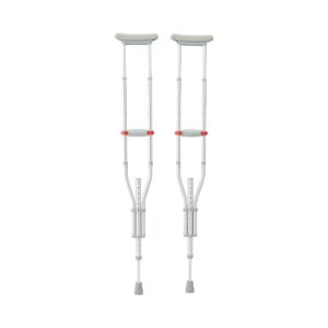 Universal Folding Crutch, 300 lb. Wt. Capacity,4'7"�"�6'7"� Height Range, 1 Pair