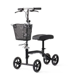 Gen 4 Standard Knee Walker with Dual Hand Brakes and Basket