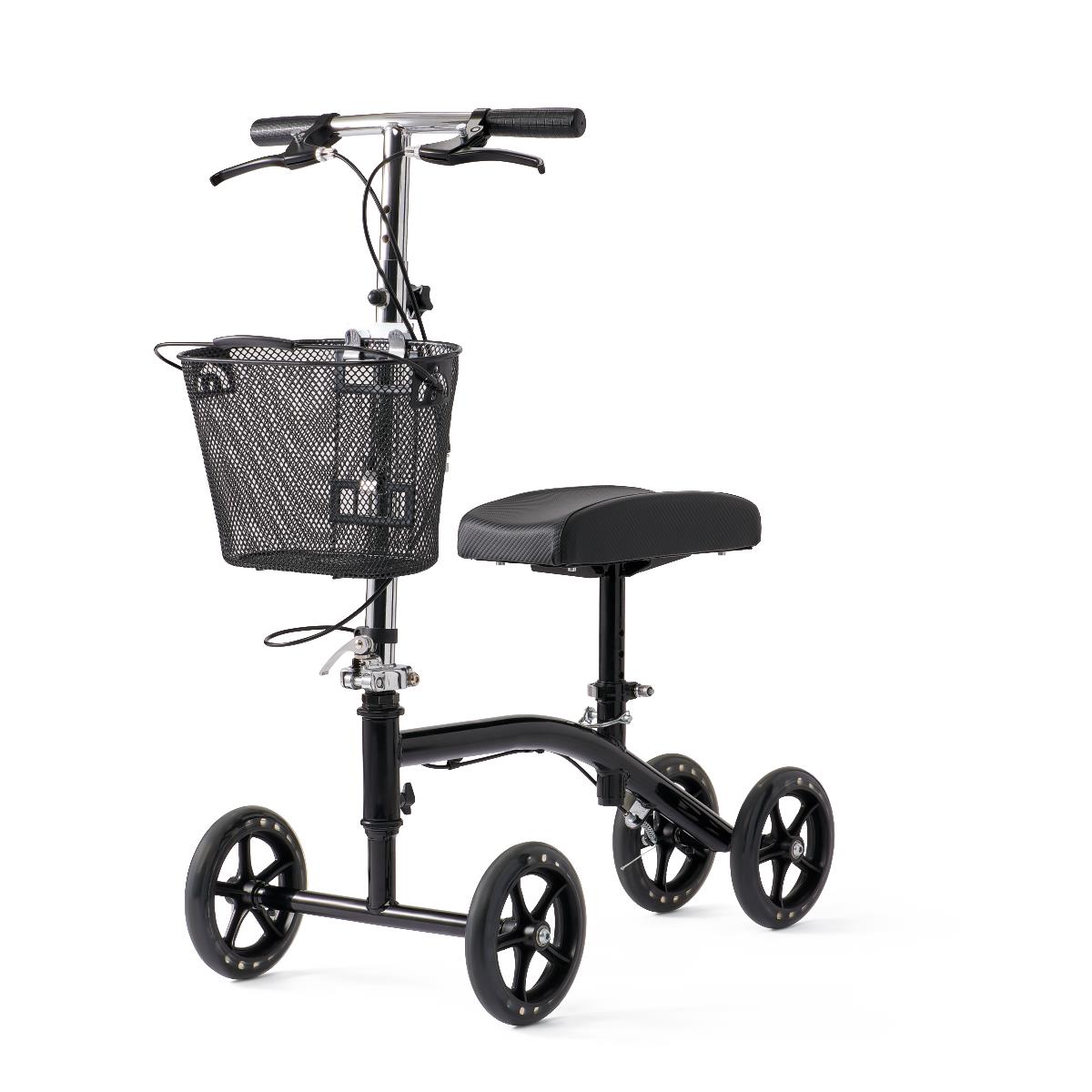 Gen 4 Standard Knee Walker with Dual Hand Brakes and Basket